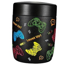 9oz Stainless Steel Vacuum Insulated Kids Food Jar - Soup Thermo Black Game