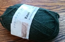 Zealana Kia Ora "Kauri" Yarn NZ Merino & Possum & Silk Yarn Green 50 grams