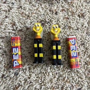 2001 Pez Dispenser Honey Nut Cheerios Bumble Bee ( 2 Pez dispensers)