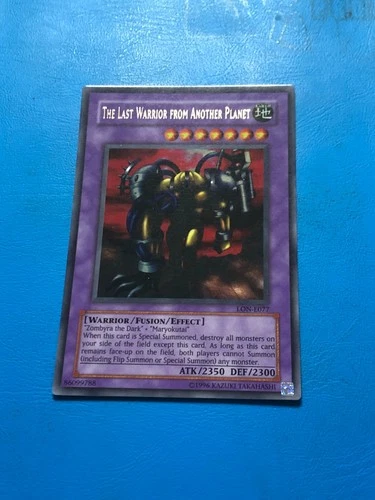 YUGIOH Ultra Rare The Last Warrior From Another Planet LON-E077
