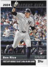 2025 Topps - Ben Rice Greatest Hits #GH-2 (RC)