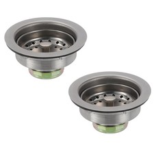 Stainless Steel Basket Drain with Strainer and Sink Stopper for Standard 3.5-...