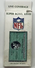 1994 Dallas Cowboys SuperBowl XXXVIII NFL Amex CBS Radio SGA