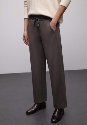 Street One - Straight Leg Hose mit Tape - Farbe: rustic brown