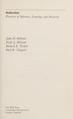 Induction : Processes of Inference, Learning, and Discovery Hardc