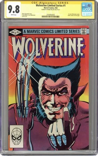 Wolverine 1D CGC 9.8 SS Frank Miller 1982 2504950002