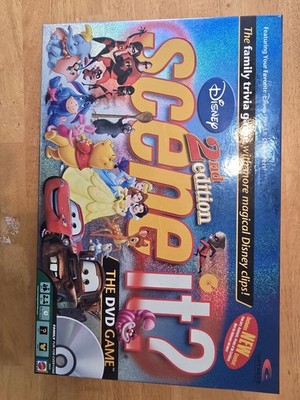 Disney Scene It? 2nd Edition DVD Board Game Family Trivia Fun