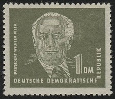 325z XII Wilhelm Pieck 1 DM Wz.2 XII, postfrisch ** gepr&uuml;ft
