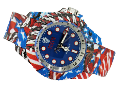 NEW INVICTA 34650 RESERVE GMT HYDROMAX SWISS RONDA USA COLORS