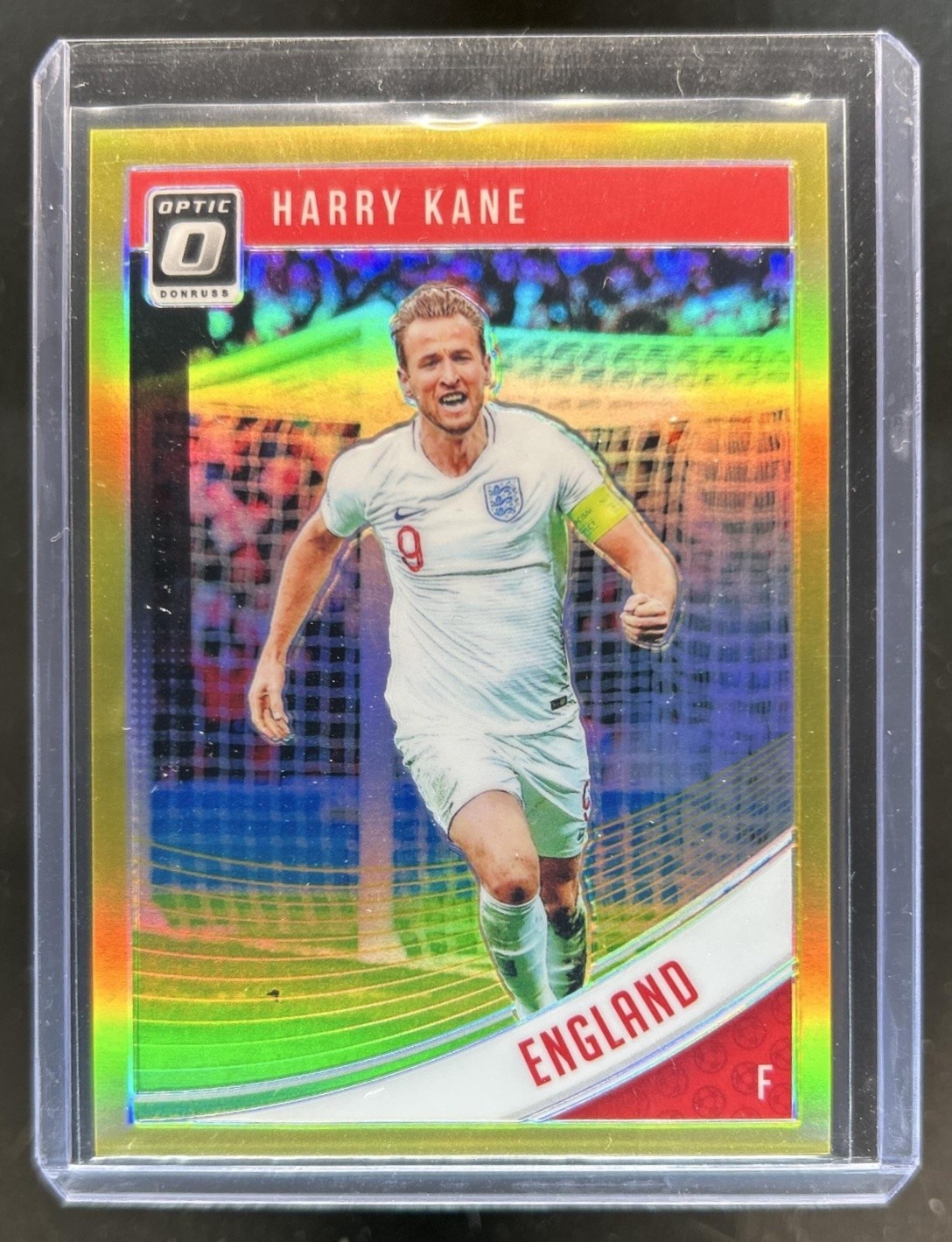 2018 Panini Donruss Harry Kane Optic Gold #/10 England