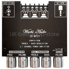 ZK-MT21 2.1Channel Bluetooth Audio Power Amplifier Board Subwoofer 50W 50W 100W