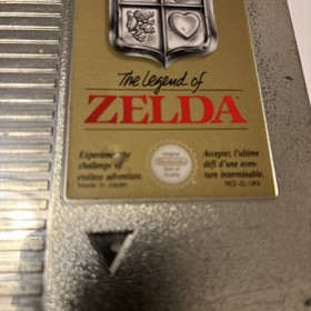 Nintendo NES Gold Cart The Legend of Zelda Cartuccia Oro, Leggi Descrizione 