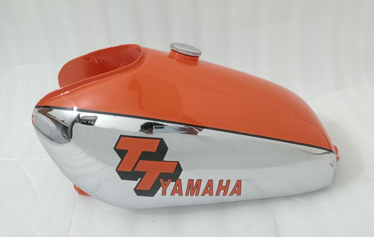 YAMAHA XT TT 500 1N5,1977 POLISH & ORANGE PAINTED ALLOY PETROL