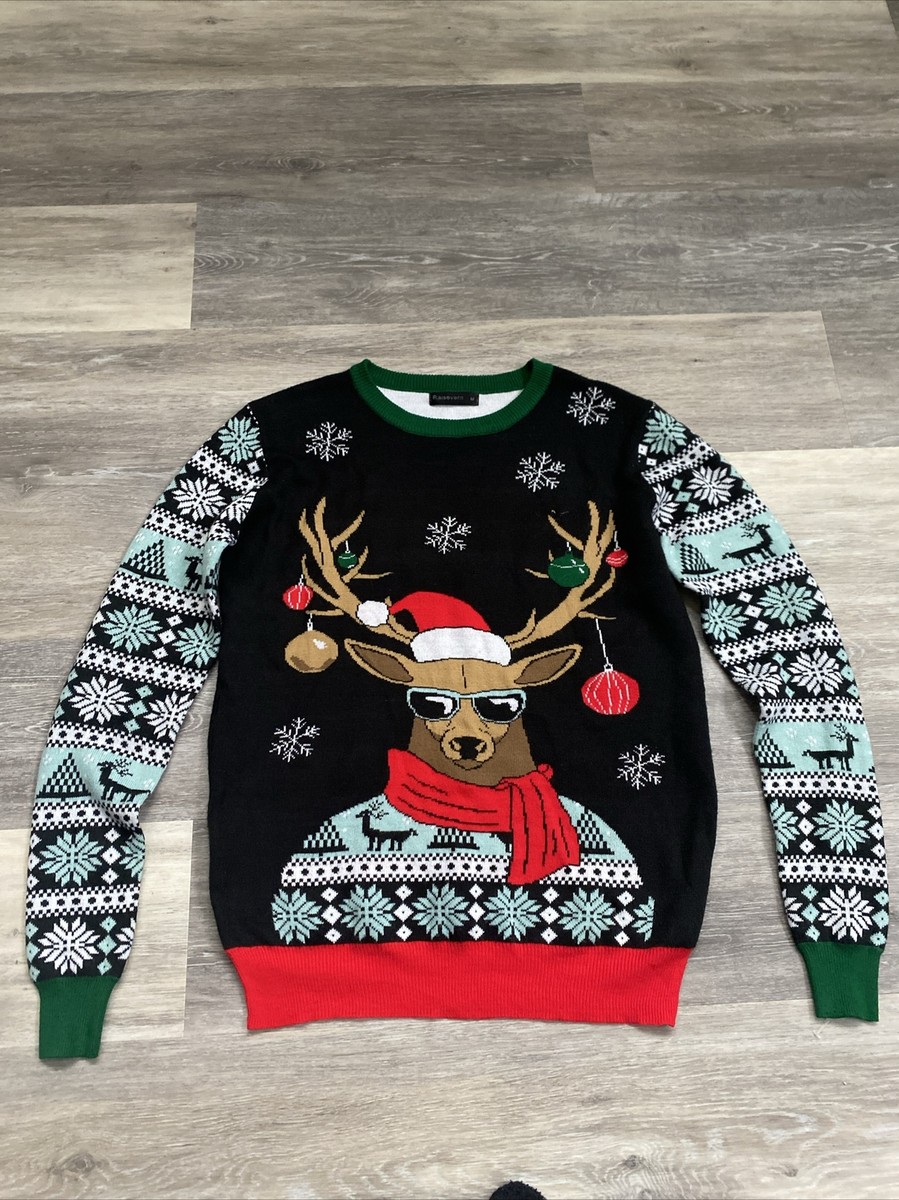 Reindeer Funny Light Up Christmas Sweater Christmas Jumpers For