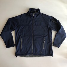 Slazenger Men's Golf Navy Blue LS Zipped Pockets Zip Up Toggle Sz XL