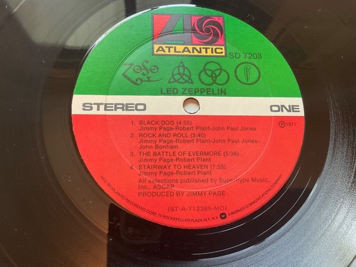 Led Zeppelin 4 IV Untitled Original 1971 Vinyl LP! Beautiful NM! - Imagen 9 de 11