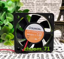 1PC SUNON KD1205PHS2 5015 DC12V 1.7W 2-Pin 5cm silent cooling fan