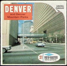 1960's Denver Colorado 3d View-Master 3 Reel Packet - Full Color Kodachrome