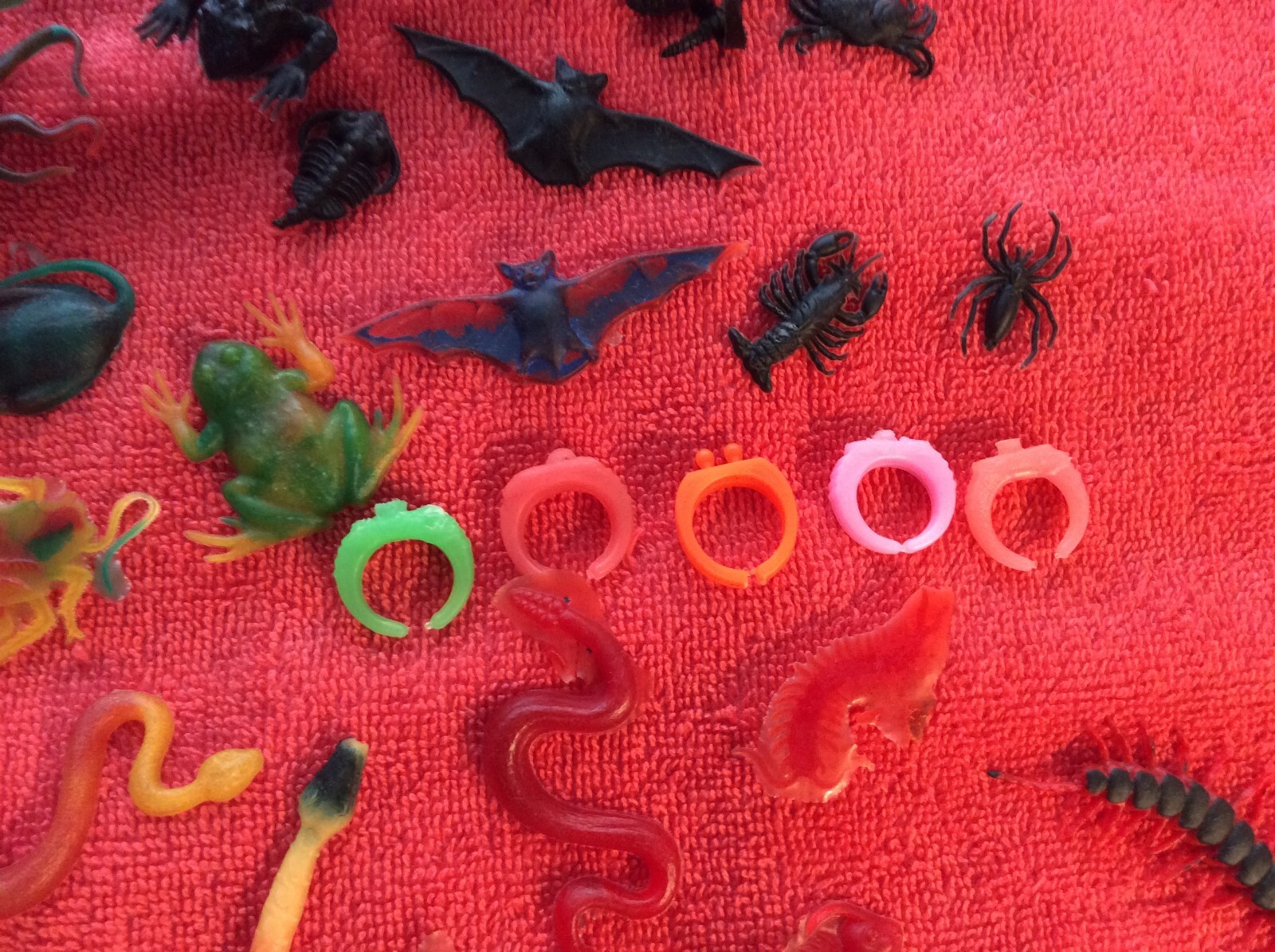 LOT OF 60 CREEPY CRAWLERS 1960'S SOFT PLASTIC COLLECTIBLE TOYS eBay