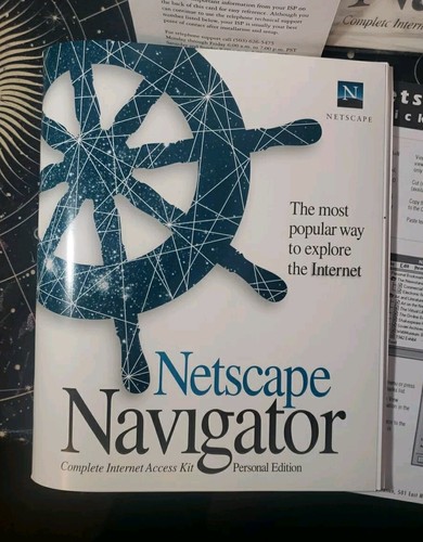 Vtg Netscape Navigator Personal Edition Windows 95+3.1 Rare Software 💾 Discs - Picture 3 of 7