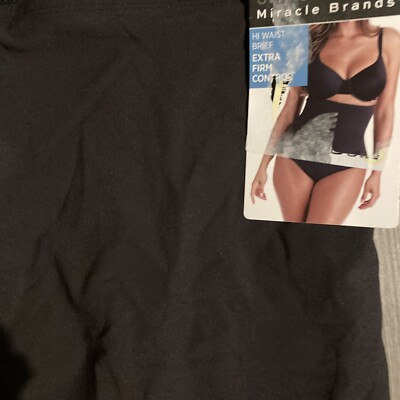 SLIMSHAPER MIRACLE BRANDS HI-waist brief shapewear EXTRA FIRM