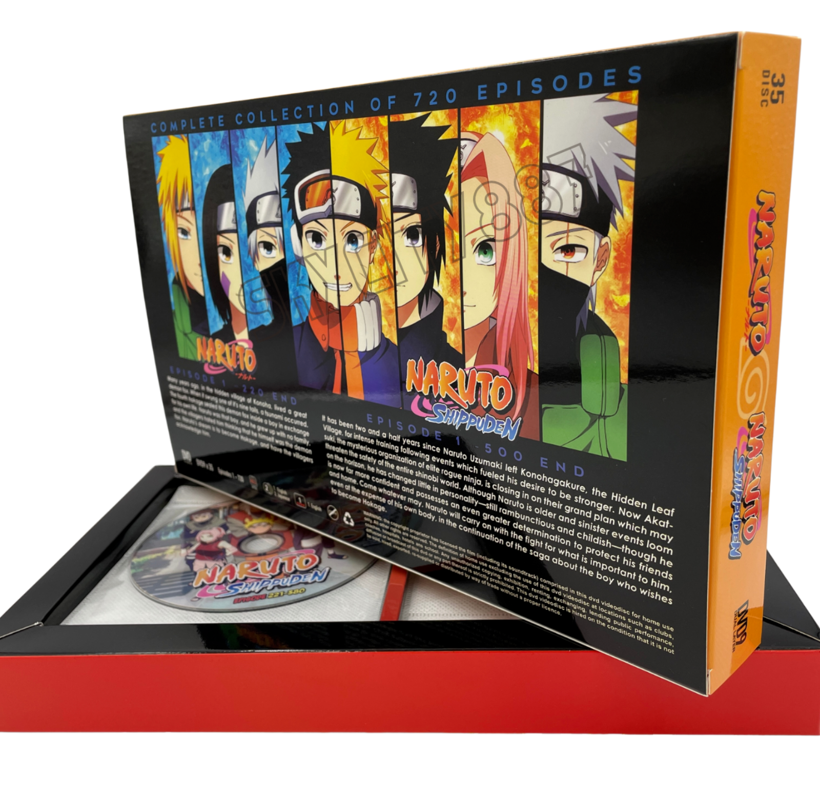 Naruto Complete Series Anime DVD Collection Dual Audio Dubbed Box Set – The  Furline