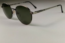 Timberland 403-25 Sunglasses Round Antique Pewter Grain / Smoke Italy VTG