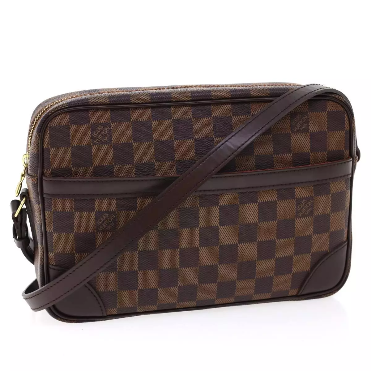 LOUIS VUITTON Damier Ebene Trocadero 27 Shoulder Bag N48085 LV