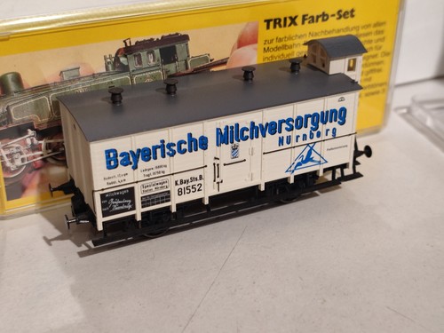 H0 Trix 23573 Milchwagen K.Bay.St.E.  - Ep. 1 - ! AC ! ! KKK - OVP | Zustand: Gebraucht