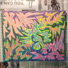 Drawing 11X14" Oil Pastel on Paper