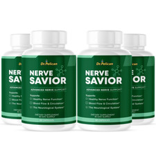 Nerve Savior- Nootropic Supplement  Brain Health  Nerve Support- 4 Bottles