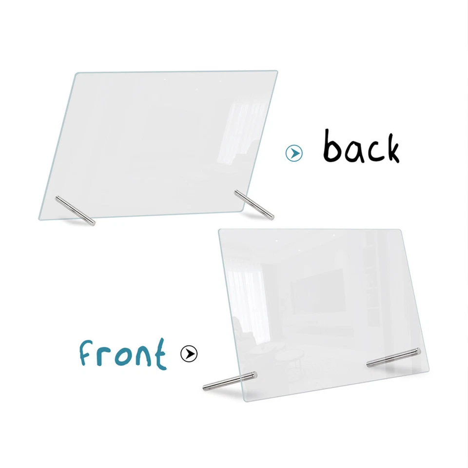 20*30cm Weekly Acrylic Dry Erase Writing Message Board Desktop Display Office - Image 3 of 4