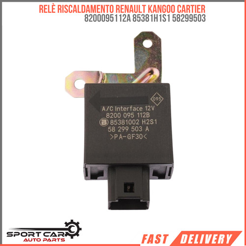 Relè riscaldamento Renault Kangoo CARTIER 8200095112A 85381H1S1 58299503