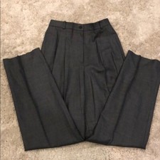 Carlisle gray wool  cashmere blend career work trousers Size 4