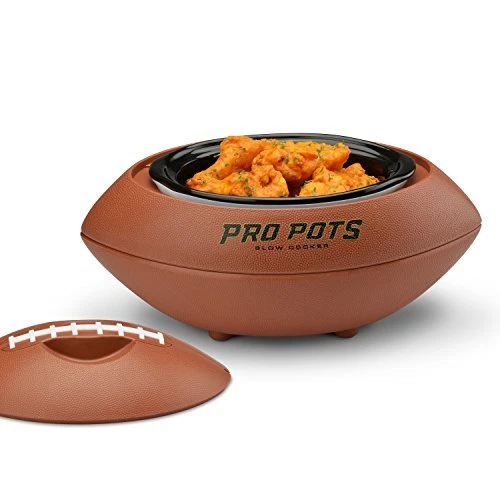 PRO POTS Football Slow Cooker 1.5-Quart