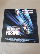 MERCURY RISING 1998 BRUCE WILLIS ORIGINAL POSTER Video Shop DVD 16.5"