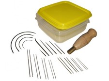 Nadeln Nähnadeln Ledernadeln Leder Nadelsortiment Ahle Kürschnernadeln Sattler 