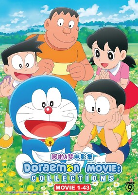 Anime DVD Doraemon And Nobita Movie Collections Part 1-43 English Subtitle