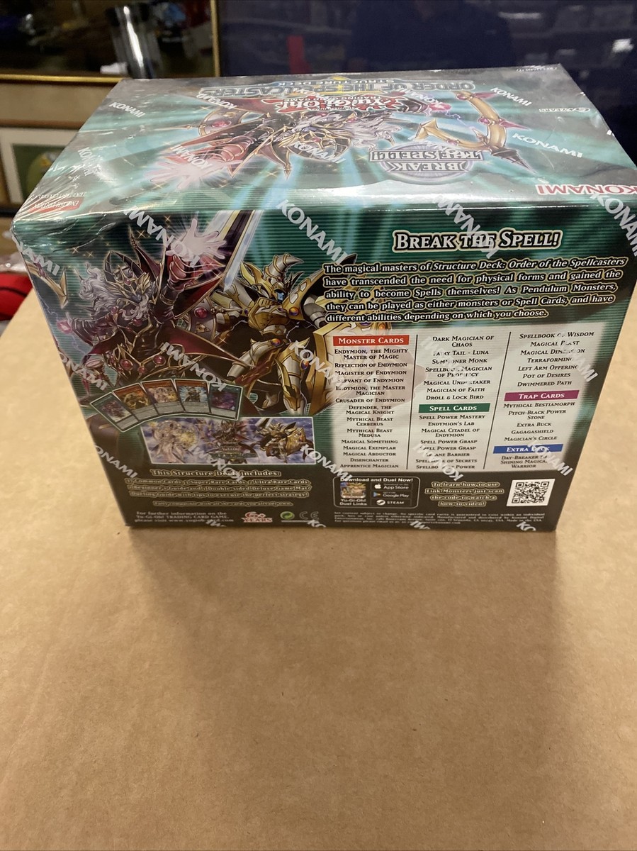 Yugioh Order of the Spellcasters Structure Deck Box 1st Edition
