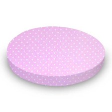 SheetWorld Fitted Oval Sheet 26x47 Fits Stokke Sleepi, Cotton, Dots and Stripes