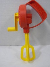 Fisher Price Fun with Food Play Kitchen HTF Hand Rotary Mixer Vintage