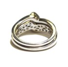 GIA certified 14k white gold 1.29ct princes diamond engagement wedding ring — photo 5
