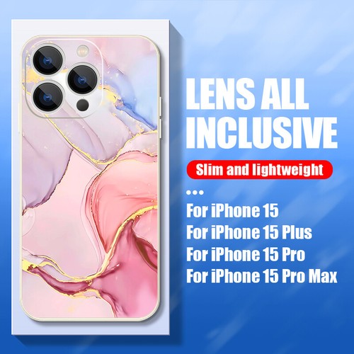 ShockProof Marble Soft Case For iPhone 16 15 14 Pro Max 13 12 Mini 11 8 XR Cover - Picture 23 of 24