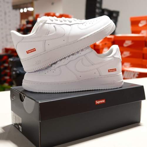 Nike Air Force 1 Low Supreme White CU9225-100-06.0 Men's
