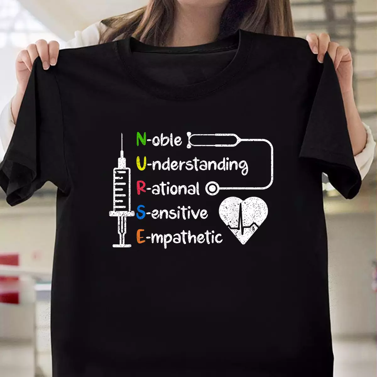 Nurse Noble Understand Empathetic Funny Definition Nursing T Shirt