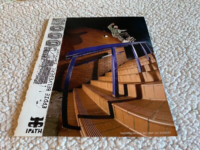 PSK30 SKATEBOARDING BILD/ANZEIGE 11X8'' IPATH - EDDIE BELVEDERE