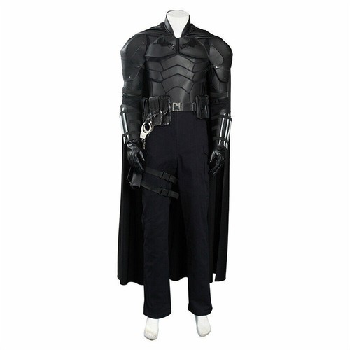 The Batman Bruce Wayne Cosplay Costume Cloak Pants Full Set Halloween Outfit - Bild 4 von 21