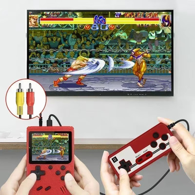 2p Mini Handheld Retro Game Console Built-in 500 Classic Games Video Game Player