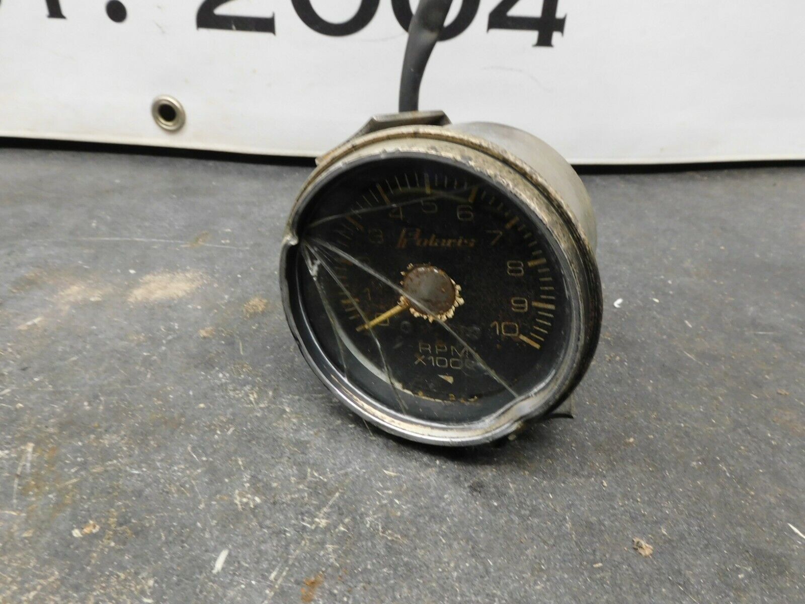 70’-80’s Vintage Polaris Snowmobile Tach Tachometer #7    2409
