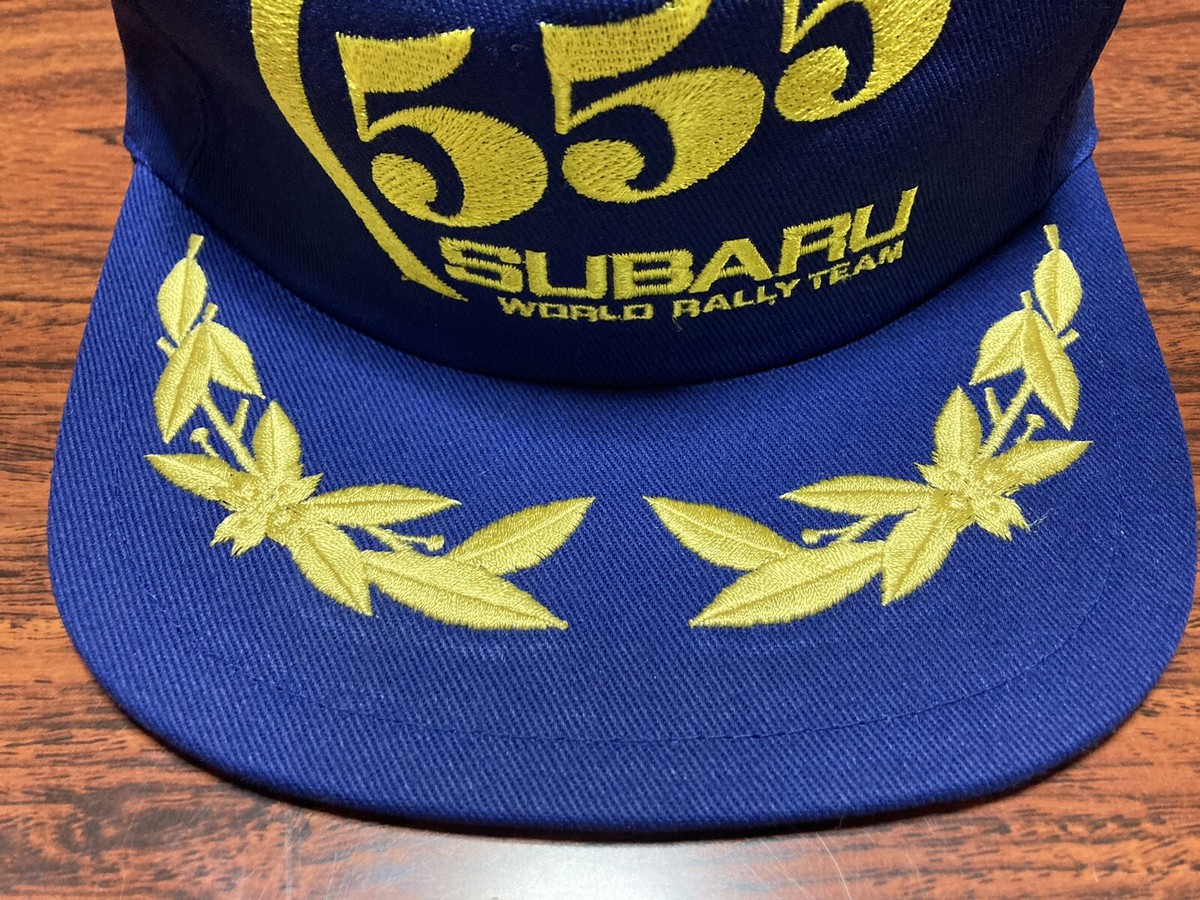 SUBARUテクニカインターナショナルワールドラリーチャンピオンシップ キャップ 555 Subaru World Rally Team Cap Vintage 90s Snap British